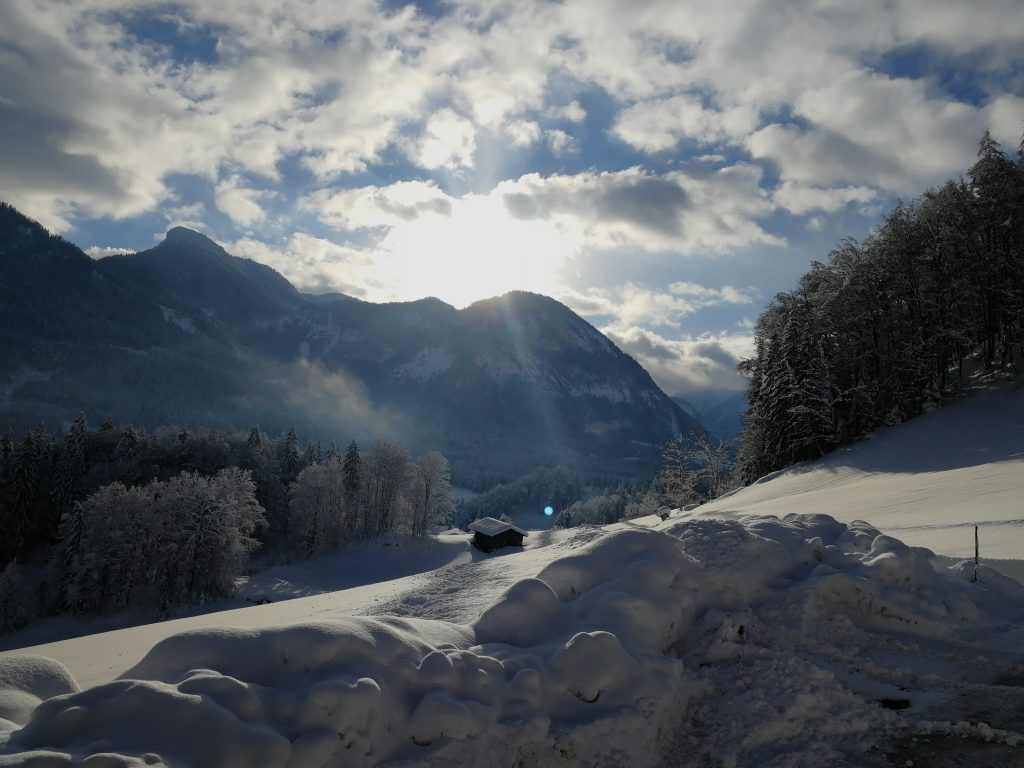 Krepper Schnee Lofer Winter Saalachtal