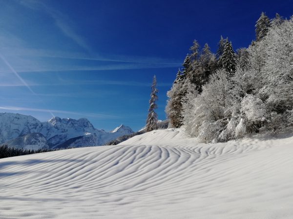 Krepper Schnee Lofer Winter Saalachtal