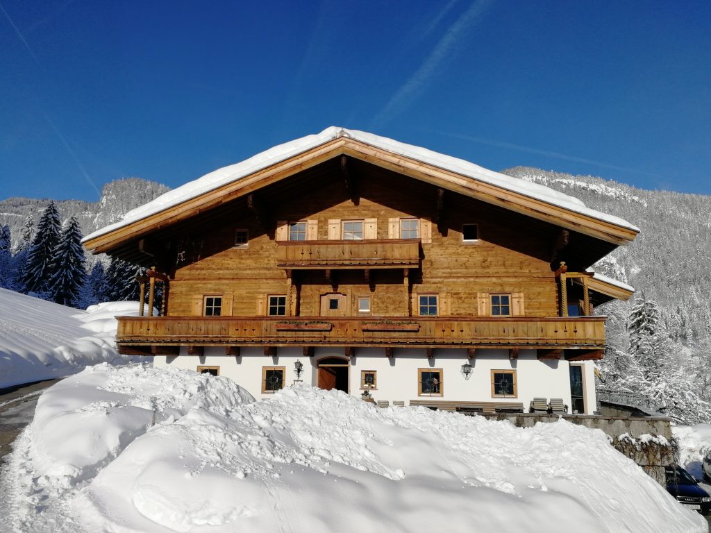 Krepper Schnee Lofer Winter Saalachtal