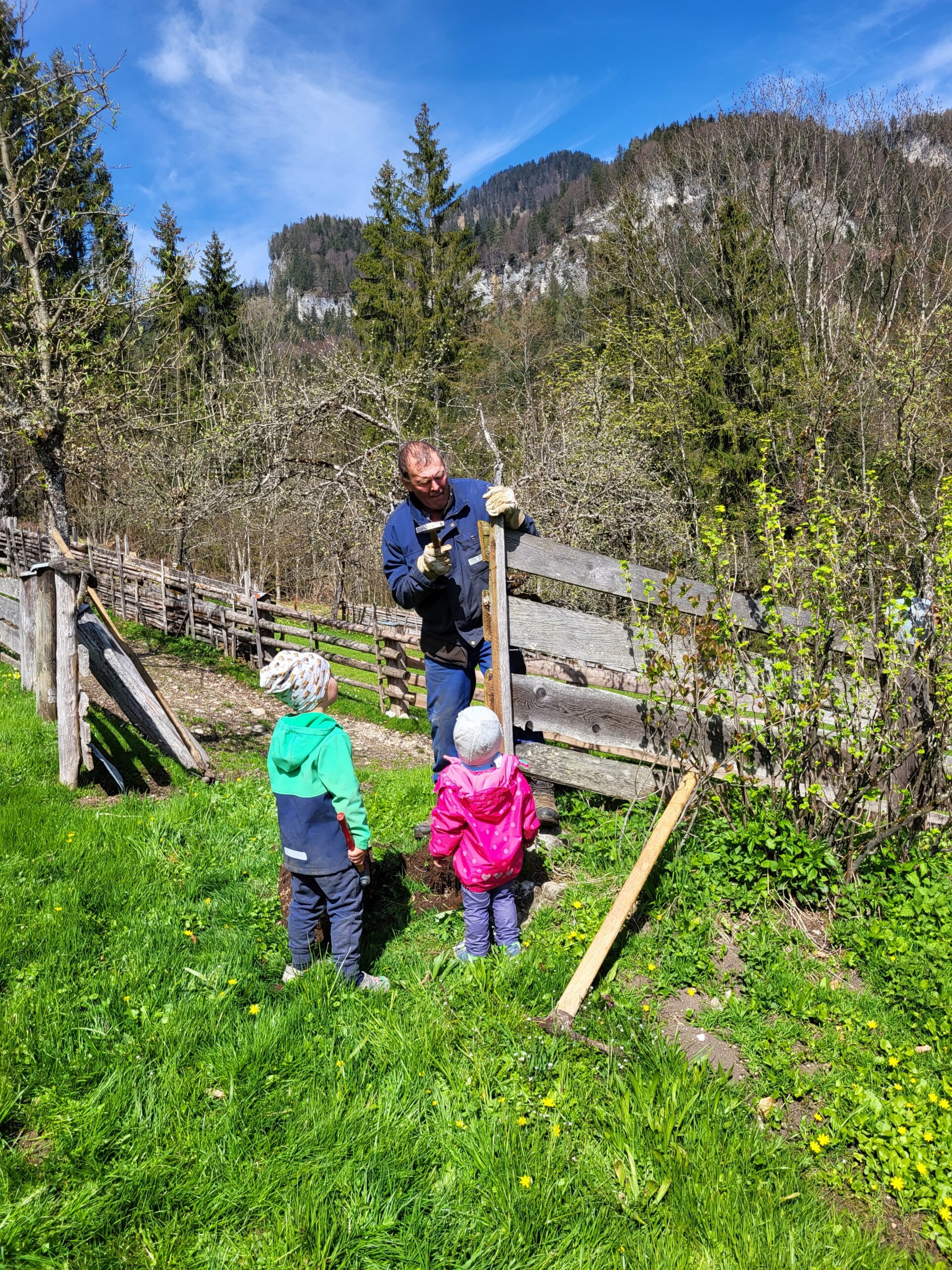 Krepperhof Lofer Zaum Reparatur