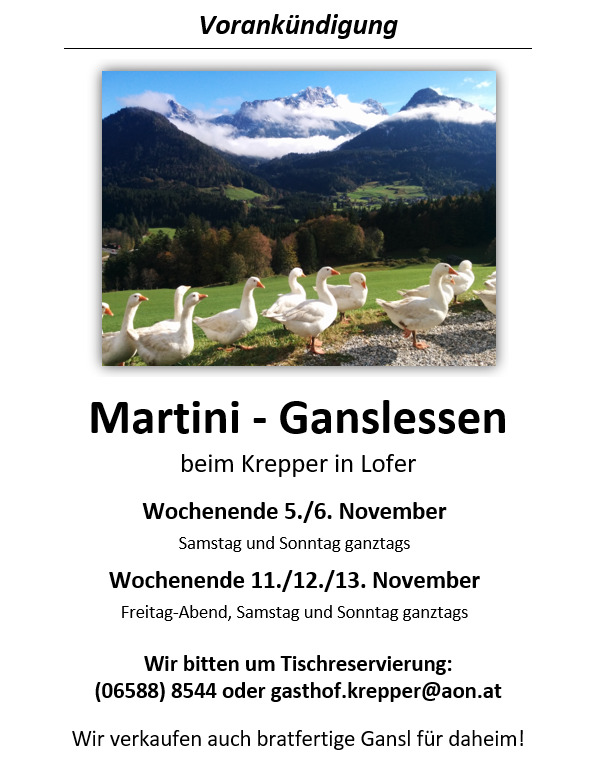 Martini Goose 2022 Festival Lofer Krepper